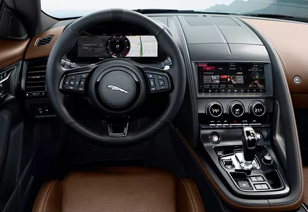 Jaguar F Type Roadster BRG 2023 interior