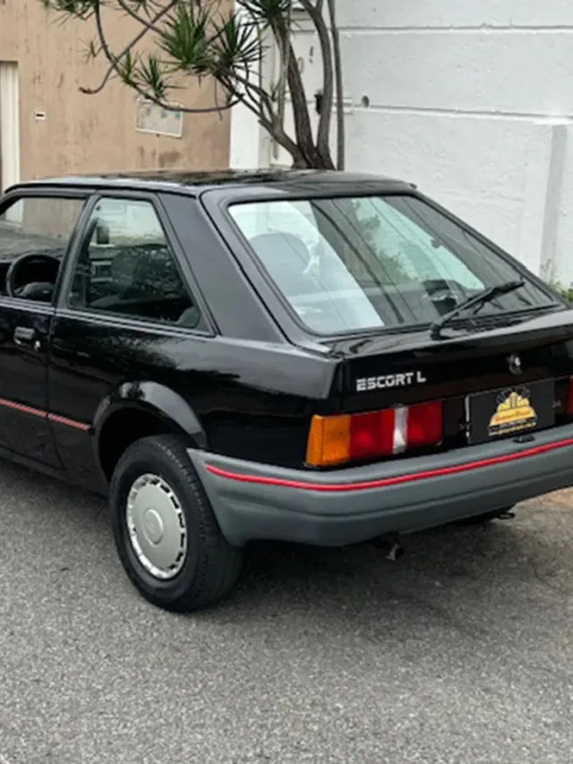 Escorte Ford a versão L de 1989 que teve apenas 1 proprietário