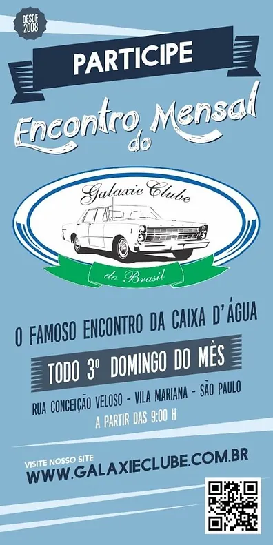 Encontro mensal do Galaxie Clube do Brasil - Vila Mariana SP
