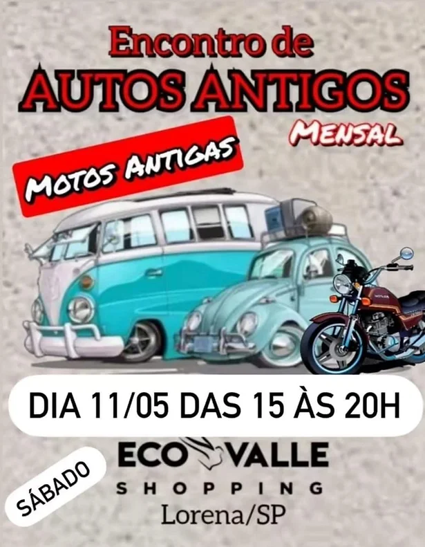 Encontro de Carros Antigos em Lorena, SP
