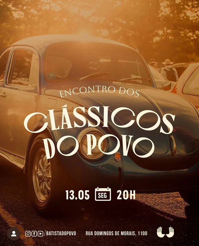 Encontro de carros clássicos do povo em São Paulo, SP
