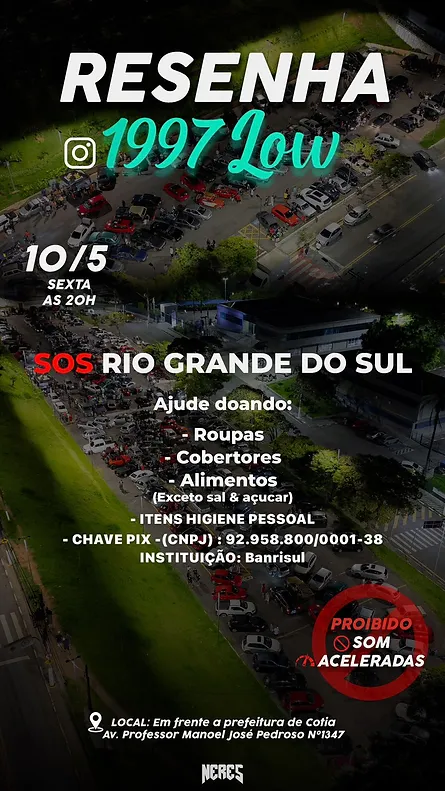 Resenha carros antigos Low SOS RIO GRANDE DO SUL Cotia SP
