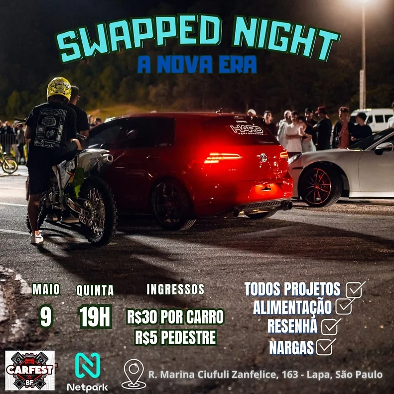 Swapped night a nova era carros antigos e modificados em São Paulo SP
