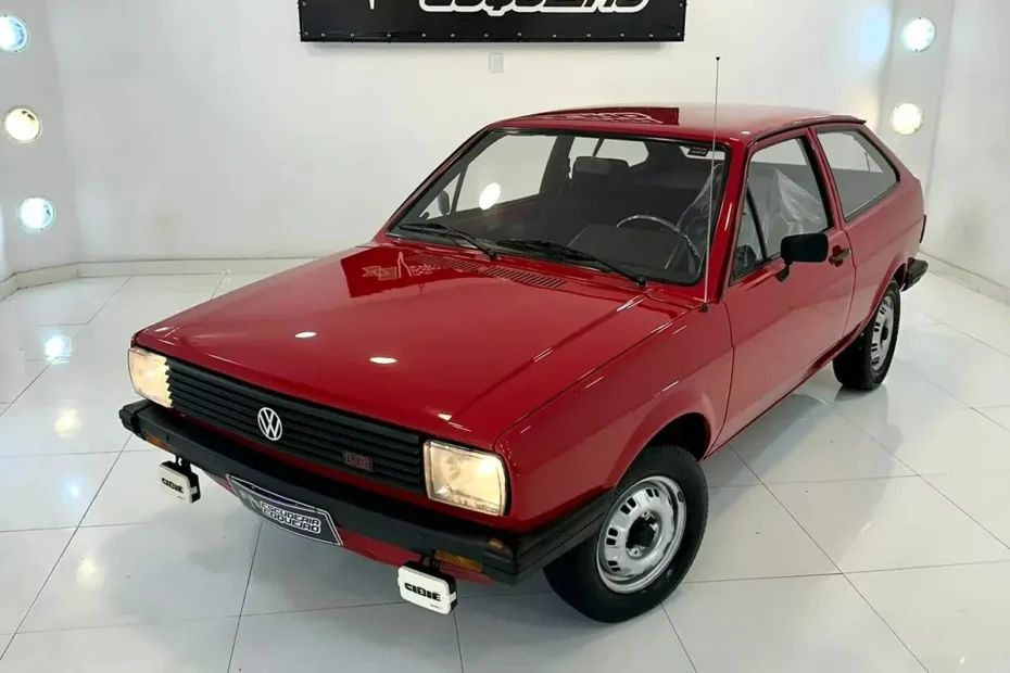 VW GOL BX 1984 Placa Preta
