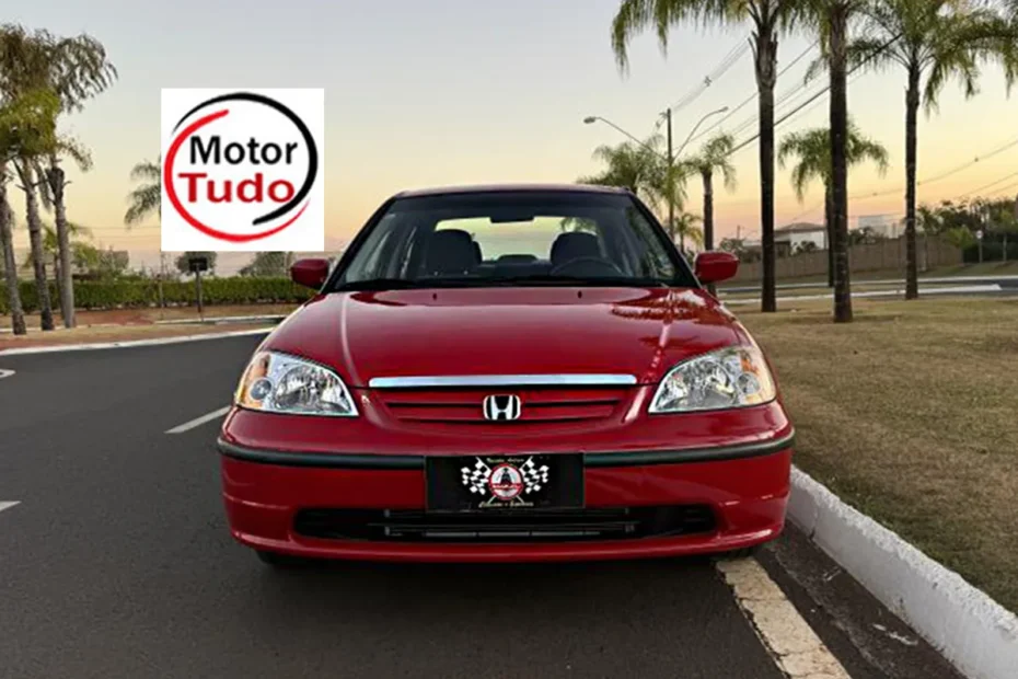 Honda Civic LX 2002 ficha técnica carros antigos japoneses