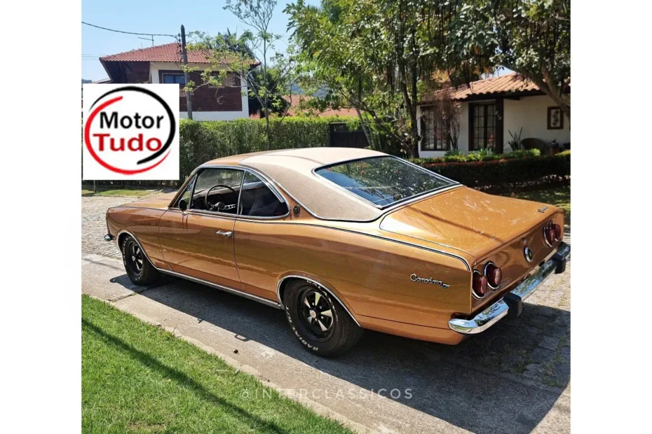 Opala Comodoro Dourado 1979 ficha técnica carros antigos 6 cilindros