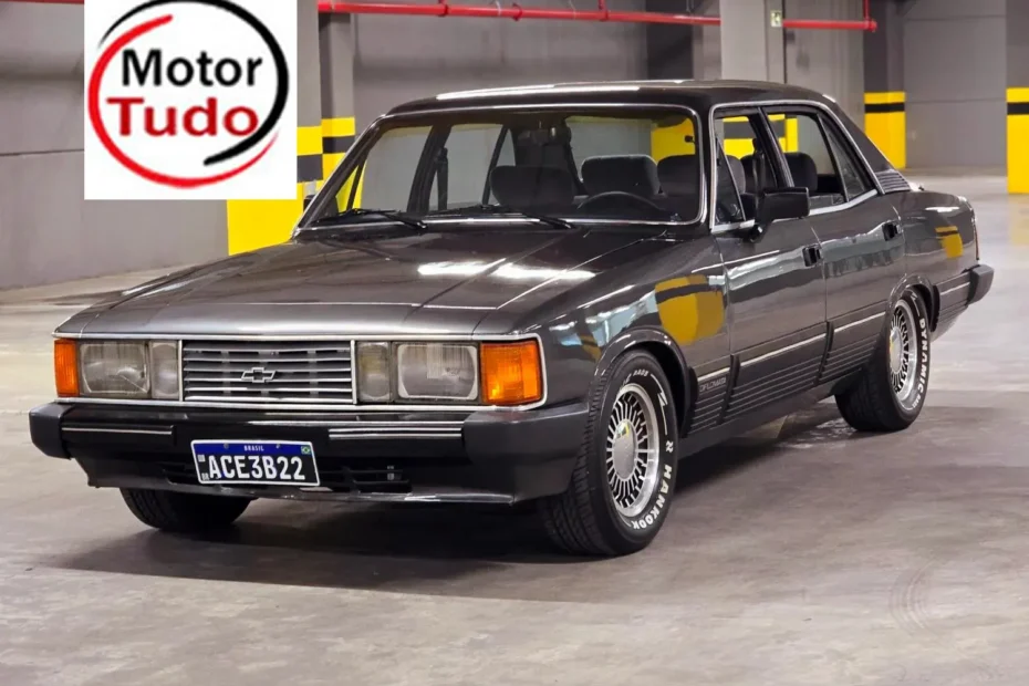 Opala Diplomata 4 portas 4.1, ano 1987, modelo 1988 ficha técnica carros antigos, preço e consumo