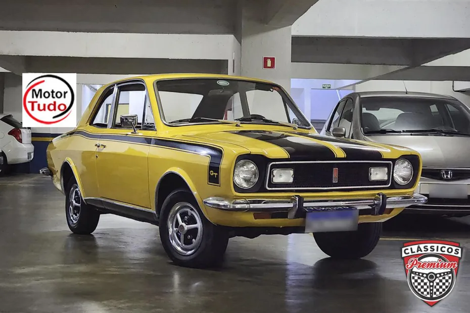 Ford Corcel GT amarelo 1973, ficha técnica, preço desempenho e consumo