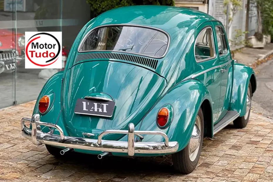 Fusca verde amazonas 1965 o famoso 6 Volts