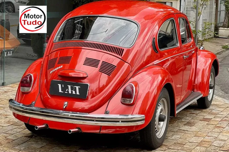 Fusca vermelho rubi o Fuscão 1975 o líder emplaca 217.896 unidades