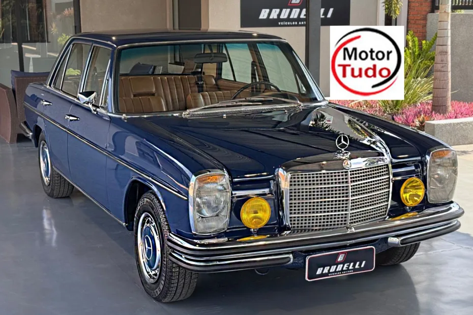 Mercedes Benz 280 1973 Azul nunca restaurado